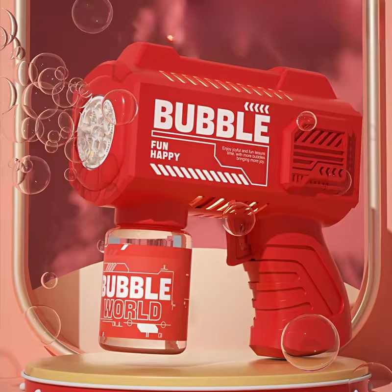 Bubble Gum Machine - Pistola Elettrica per Bolle di Sapone,
