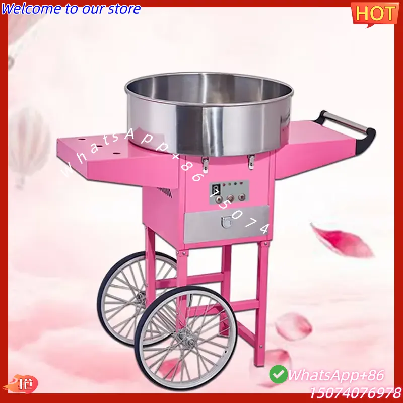 Candy Floss Machine - Macchina Elettrica Automatica per Zucchero Filato