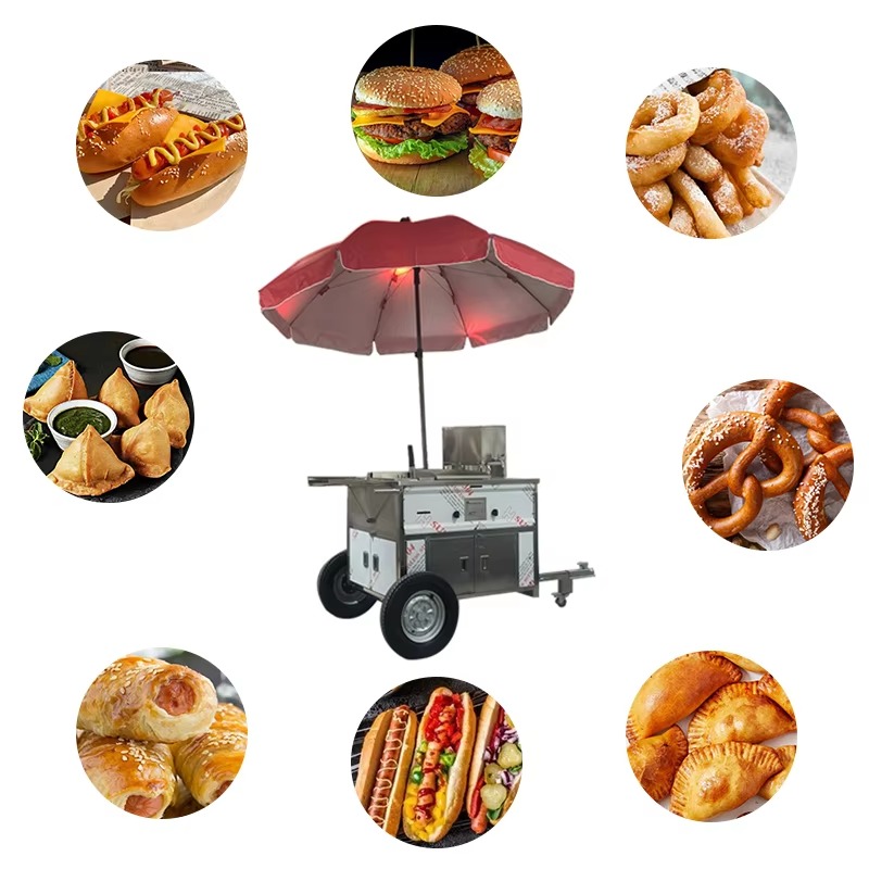 Carrello Compatto Mobile per S - Hot Dog Vending Cart recensione e prezzo