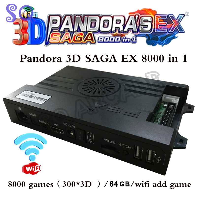 Arcade Pandora Saga Box EX2 80 - Arcade Ticket Machine recensione e prezzo