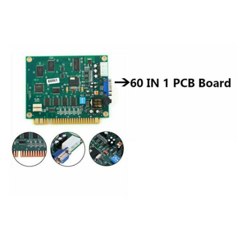 ABGN 2X 60 In 1 Multicade PCB  - Usb Game Board Jamma recensione e prezzo